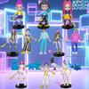 NEW Kpop Demon Hunters Figure Cartoon Kawaii Tiger Rumi Mira Zoey Action Figure PVC Desk Decoration Model Doll Toy Kids Gifts