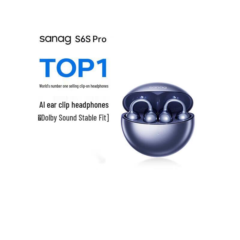 

Saina S6S Pro AI Ear-Clip Bluetooth Earphones