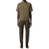 STONE ISLAND Solid Logo Crew Neck Short Sleeve T-Shirt Men Tops Army-Green K1S1521000-34S0115-V0054