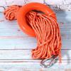6MM Durchmesser 30M PVC Reflektierende Lebensrettende Seil mit Haken Pull Ringe Lebensrettende Ausrüstung