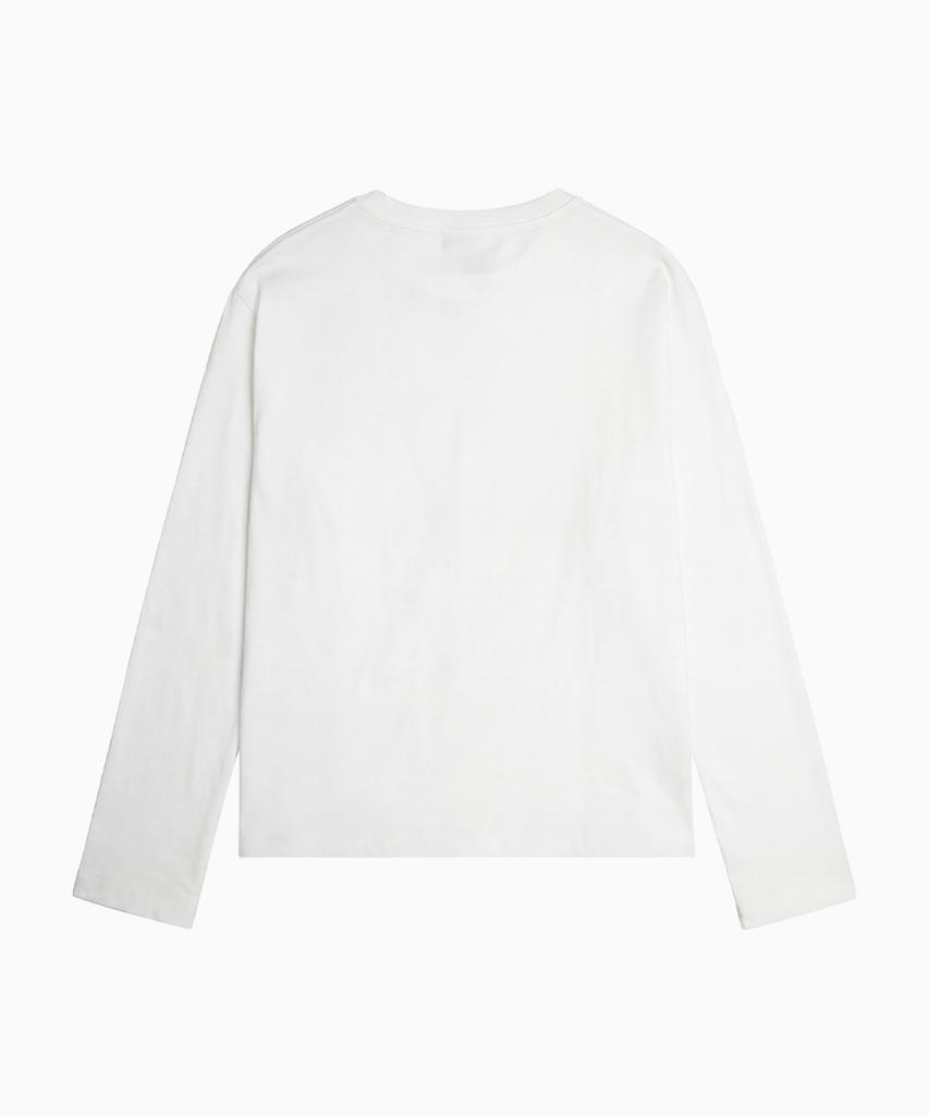 SAINTPAIN Sp Fortune Heavyweight Crop Long Sleeve White