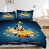 3pcs Goofy Stars Printed Bedding Set, Soft and Comfortable Quilt Cover for Bedroom S056
