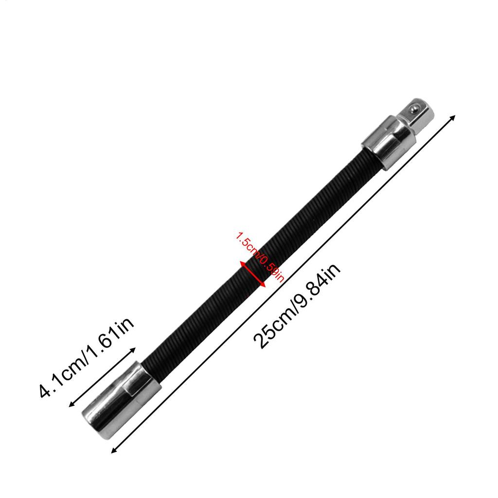 Flexible Shaft Extension Flexible Drill Bit Extension 1/2 Bendable Shaft Bar Extender Flexible Extension For Woodworking