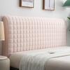 Nordic Solid Color Quilted Bed Head Cover All-inclusive Thicken Velvet Headboard Covers Multiple Sizes Bed Back Protector Cover