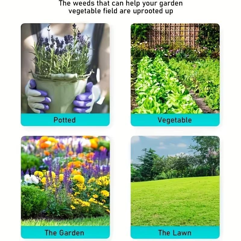1PCS Weeding Head Replacement Claw Foot Pedal Weed Puller Stand Up Gardening Digging Weeder Alone Root Remover And Alone Handle