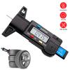 Digital Depth Gauge Caliper Tread Depth Gauge LCD Tire Tread Gauge For Car Tire 0-25mm Measurer Tool Caliper Repair Tools
