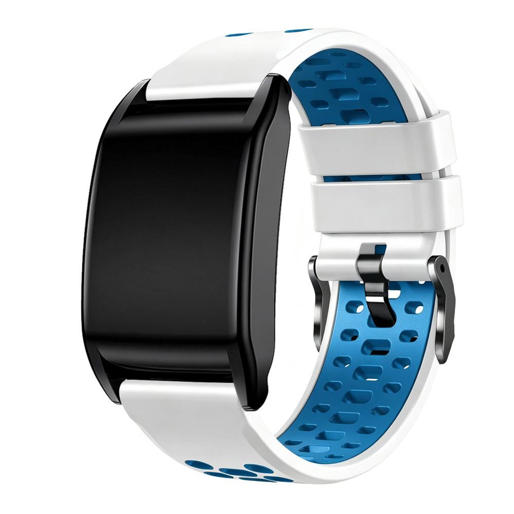 Měkký silikonový náhradní řemínek na zápěstí Kompatibilní s Whoop 5.0/MG Life Fitness Tracker Nastavitelný Odolný proti potu Sportovní