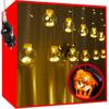 Ball Christmas Lights 108 LEDs Curtain Icicles Outdoor Light Garland