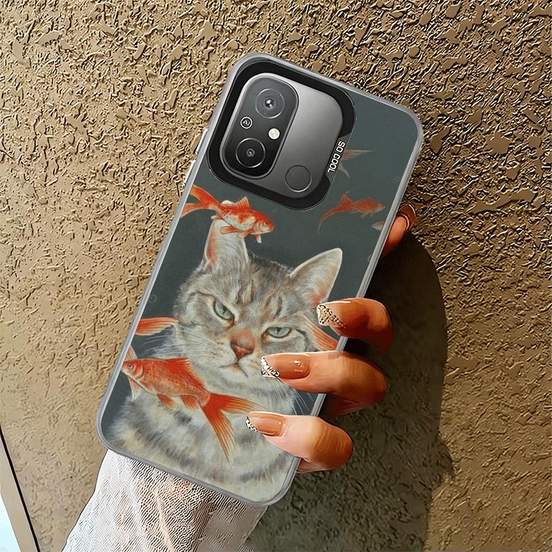 

Funny Cats Fashion Style Shockproof Phone Case for Xiaomi Poco X7 X6 X5 X3 Pro F7 Ultra M8 Redmi 15C 15 14C 13C 12C 10C 13 12 10 Xiaomi Redmi 10C