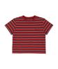 Leijiji Classic Label Striped T-Shirt (2 Colors)