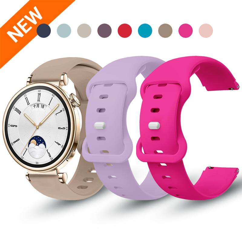 Armband für Huawei Watch GT4 41mm Neue Farbe Silikon Damen Herren Armband für Huawei Watch GT4 41mm Smartwatch 18mm Band Universal