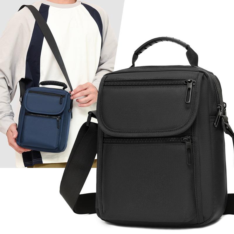 New small square bag fashion men's bag trend casual messenger bag large capacity shoulder bag men's bag