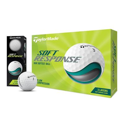 TaylorMade TM22 Soft Response JPN dz Soft Response Golfball 2022 N0803601 Weiß