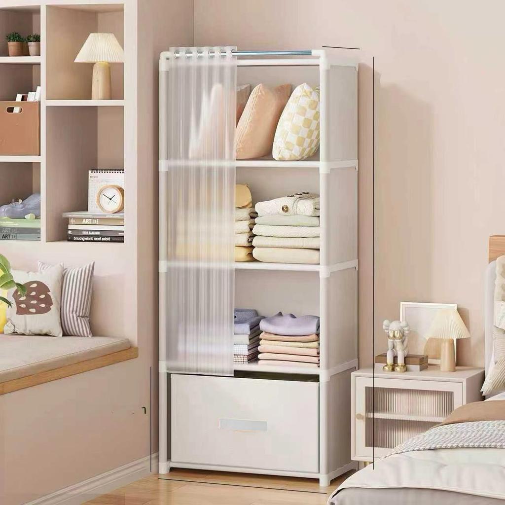 Simple Multi-layer Floor-standing Bookshelf: Narrow Corner Storage Rack for Living Room