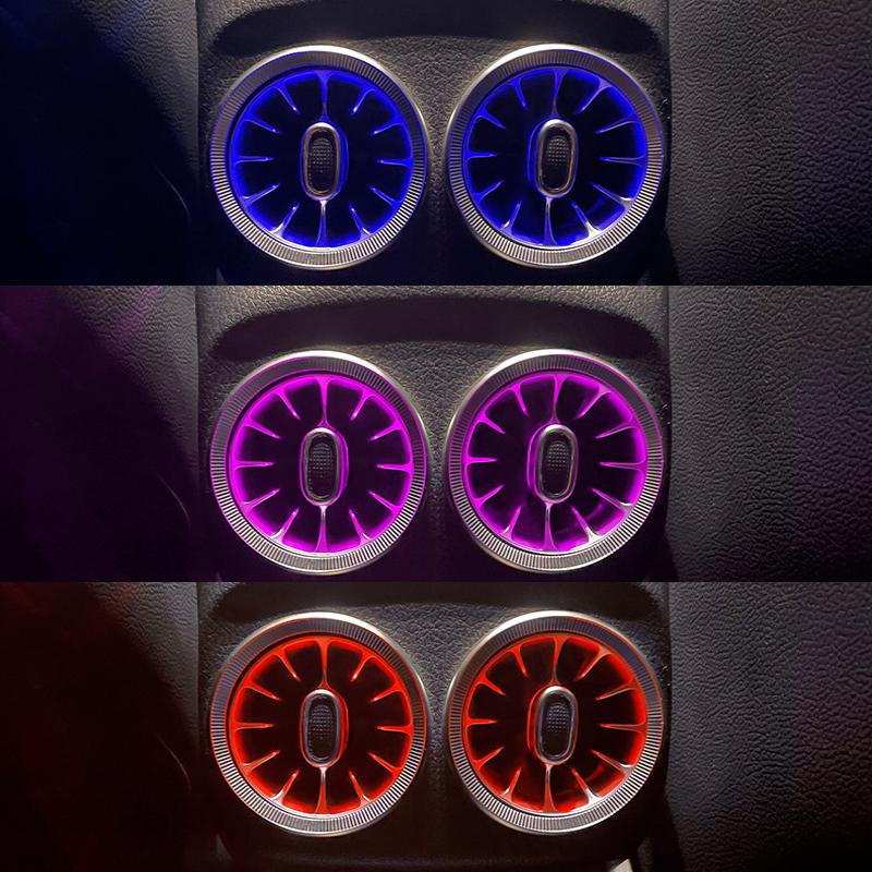 64 Color For Mercedes-Benz New A Class/New B Class/ CLA /GLB/GLA W177 Rear Turbo Air Vent Outlet Original car Replace