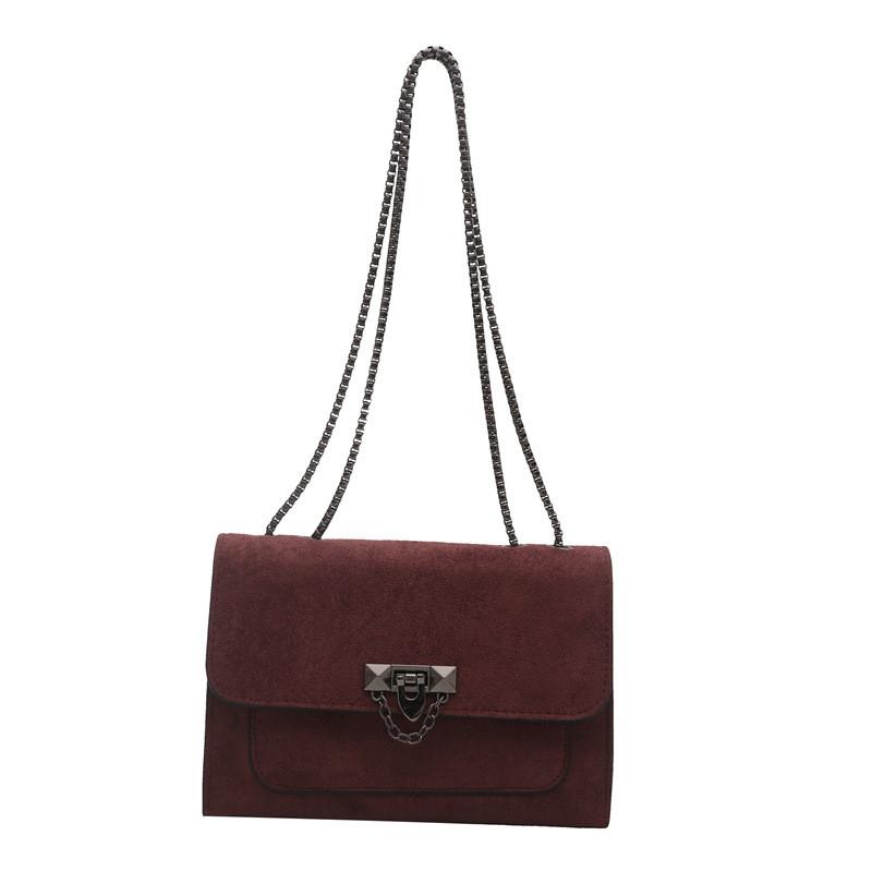 

Korean Style Fashion Lock Closure Small Square Bag For Women Ideal For Daily Commutes кавовий