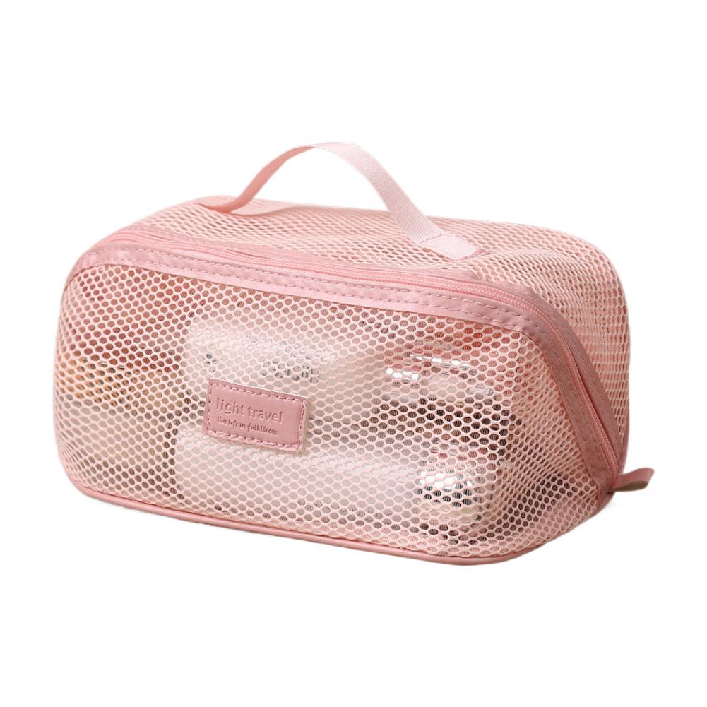 Transparent Mesh Women's Cosmetic Bag