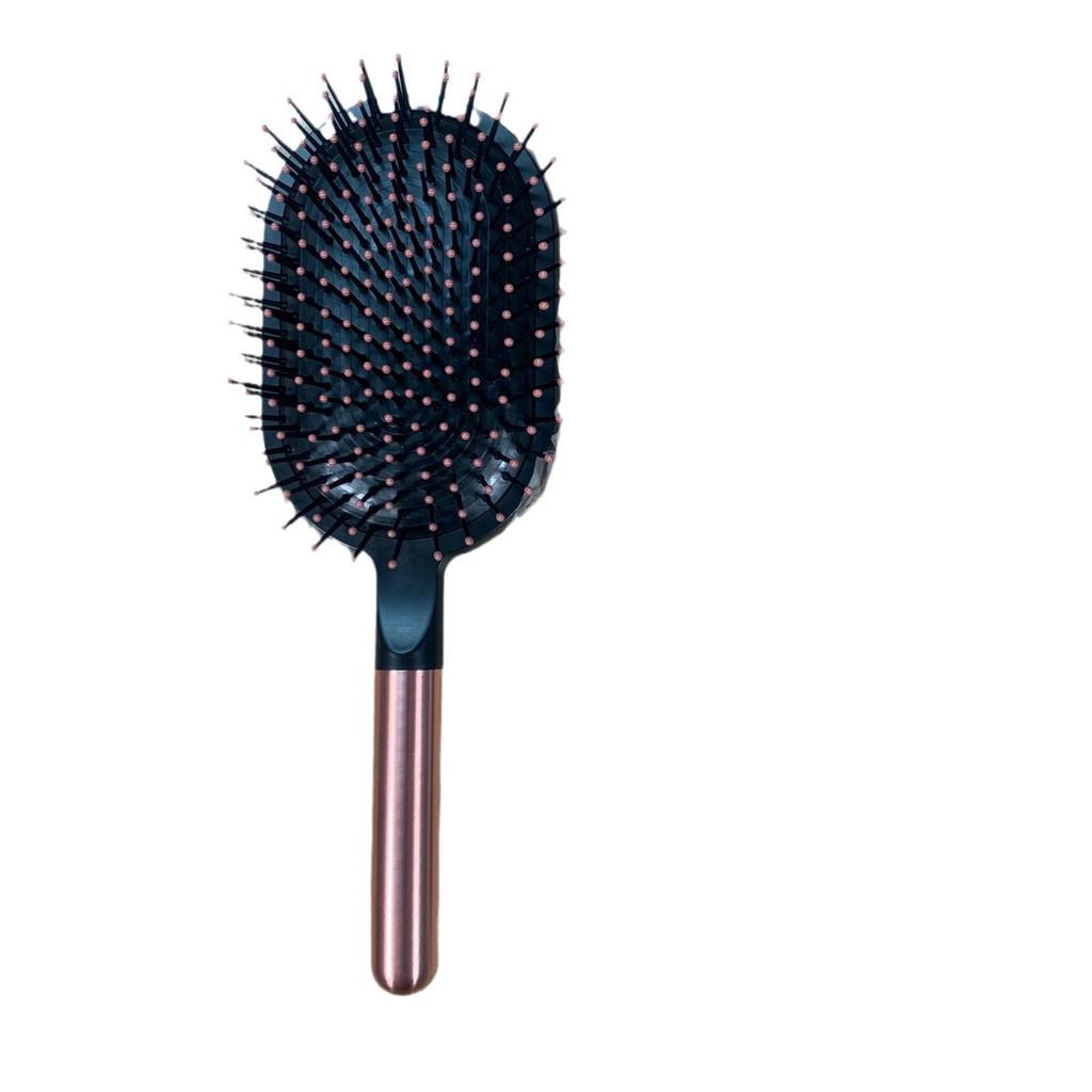 Douyin Anti-Static Fluffy Hair Cushion Comb Set: Girls' Massage & Air Cushion Comb, 2 Pieces.