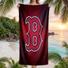 Boston Red Sox Fashion Beach Towel Portable Soft Quick Dry Towel For Swimming Camping Holiday Use