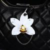 Kreative Simulations-Orchideen-Blumen Schlüsselanhänger Anhänger Rucksack Dekoration Zubehör Geschenke