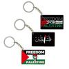 Palästina Flagge Schlüsselanhänger Anhänger Für Weltfrieden Acrylmaterial Einzelverpackung 4cm Beidseitiger Druck