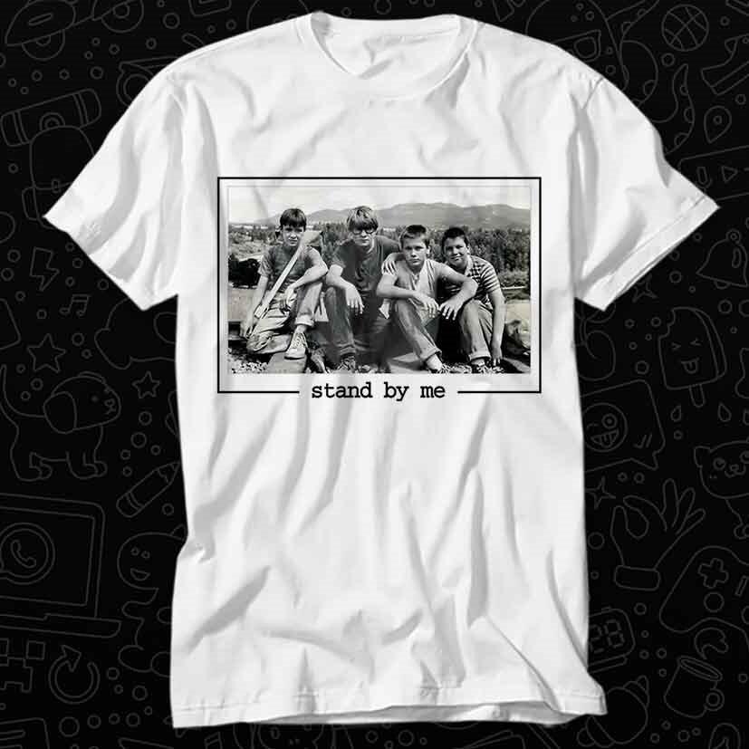 

Stand by Me Movie Parody Fun Poster Vintage Retro Tee Best Seller T Shirt 129 4XL