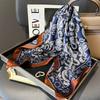Polka Dot Printed Silk Scarf Women Simulated Silk Elegant And Versatile Headwear Bag Accessories Clothing Square Scarf