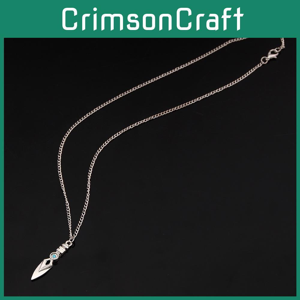 Cosplay Valorant Game Necklace With Electroplated Alloy Pendant Jewelry Gift