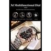 POEDAGAR Luxury Military Watch For Men Waterproof Luminous Chronograph Date Wristwatch Stainless Steel Quartz Watches