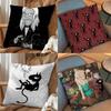 Black Luci Princess Bean Disenchantment Day Gift Pillow Case Living Room Sofa Cushion Cover Suitable For Home Bedroom Room