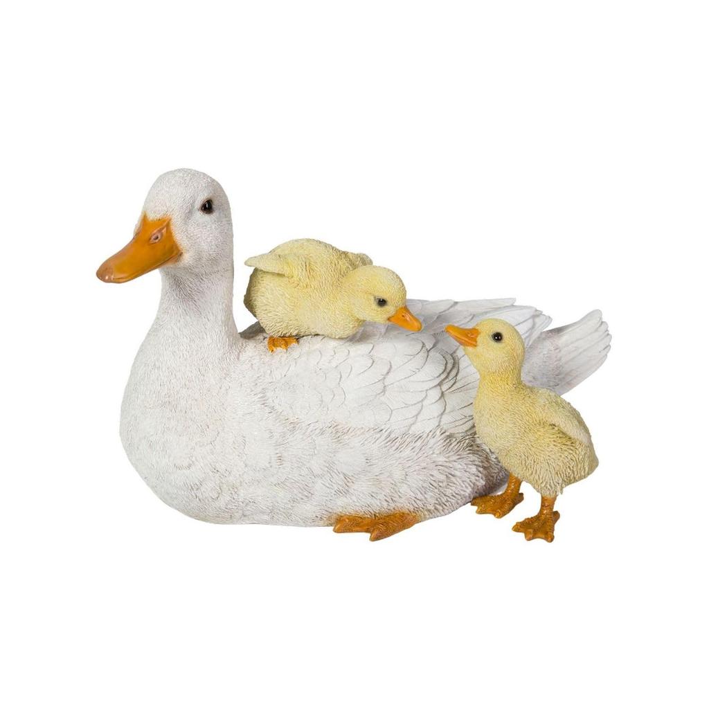 Ubia Duck Family 29 X 18 X 18 Animal Garden H22137 Figurine, Cm, Figurine, Decor, Bird,