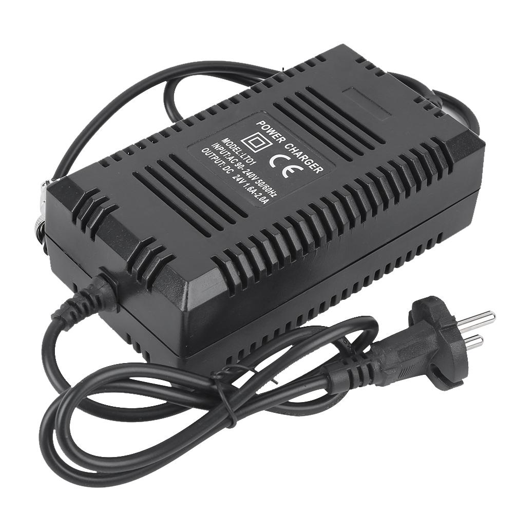 KF‑PO114 Elderly Electric Scooter 24V Charger Plastic Black High Efficiency