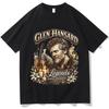 Glen Hansard Print Tshirts Unisexs Unisex Vintage Tee Student Fashion Design Vacation Tops Unisex Casual Aesthetic Tops Clothes