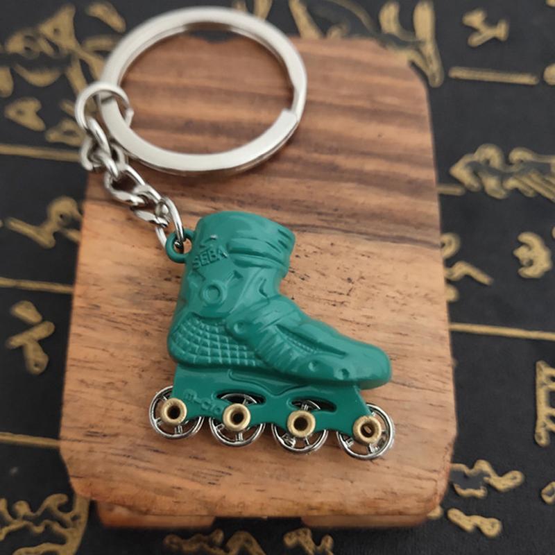 1 pieza de botas de patinaje de moda creativas, llaveros de patines, joyería, colgante, regalos