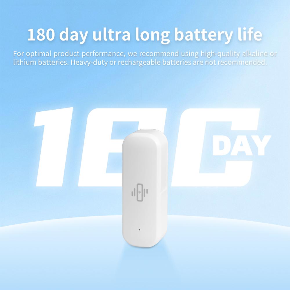 Tuya Smarter Vibrationssensor WiFi-Version Echtzeit-Bewegungsmeldung Automatisierung Wohn-Smart-Life APP-Benachrichtigungen Alarm