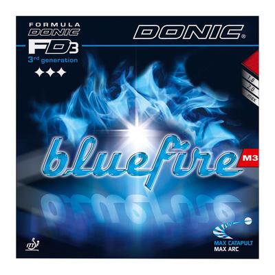 DONIC Table Tennis Blue Fire M3 Backing MAX AL065 Rubber, Red,