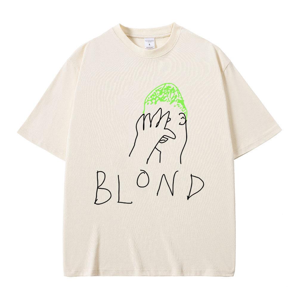 Funny Frank Meme Tshirt Blond Hip Hop Trend T-shirts Ocean Fashion Oversized T Shirt Men's Casual Cozy Pure Cotton Short Sleeve