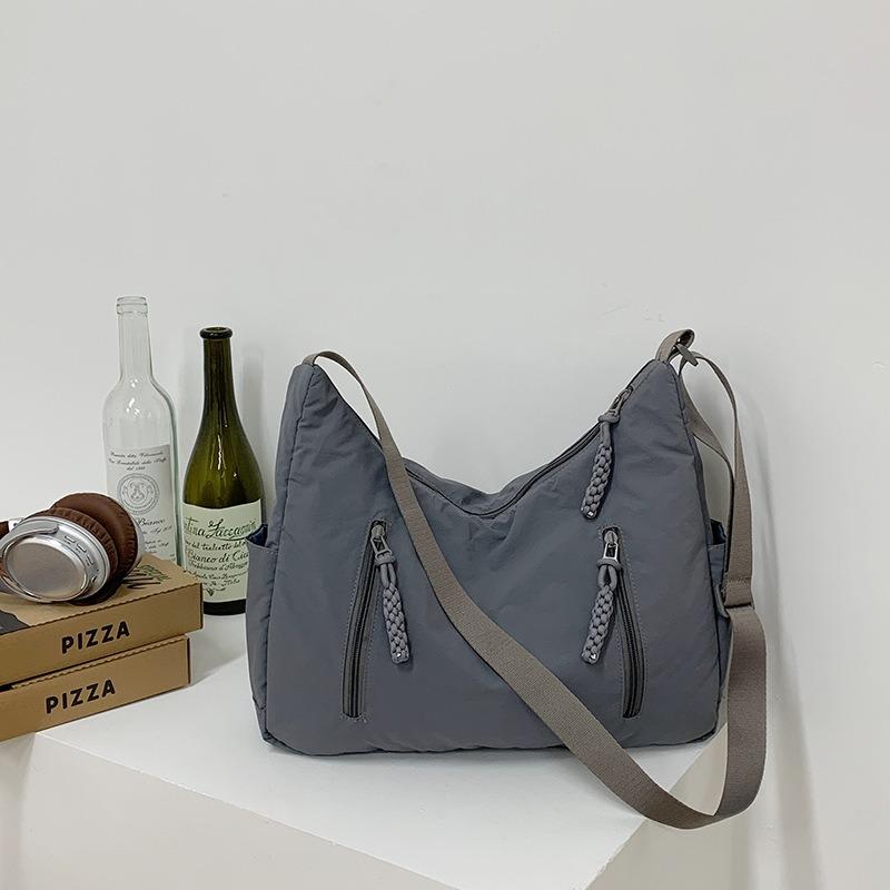 Tote Bag Large Capacity Student Spring Versatile Casual Crossbody Bag Women Trendy Dumpling Bag