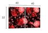 Glass Stovetop Protector 2x40x52 Roses