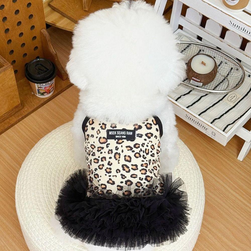 Summer Puppy Cat Slip Dress Soft Dog Puffy Dress Trendy Corgi Teddy Clothes for Small Dog Cat
