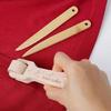 Tailors Clapper Set with Bone Pen and Seam Roller Pressing Tool Fabric Accessories Tailors Sewing Tool