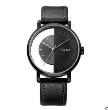 [Small] Tomi Temi Hollow Design Perspective Watch Neutral Casual Fashion Simple Watch