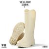 Rain shoes women's fashion non-slip rain boots adult water boots high cross-border water shoes waterproof boots long overshoes