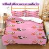Cartoon characters Pattern Bedding Quilt Set Quilt Cover Pillowcase Home Decoration Birthday Gift (1 * duvet cover + 2 * pillowcase, without core)
