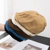 Reversible baseball cap, men's khaki newsboy cap, trendy beret, women's painter hat