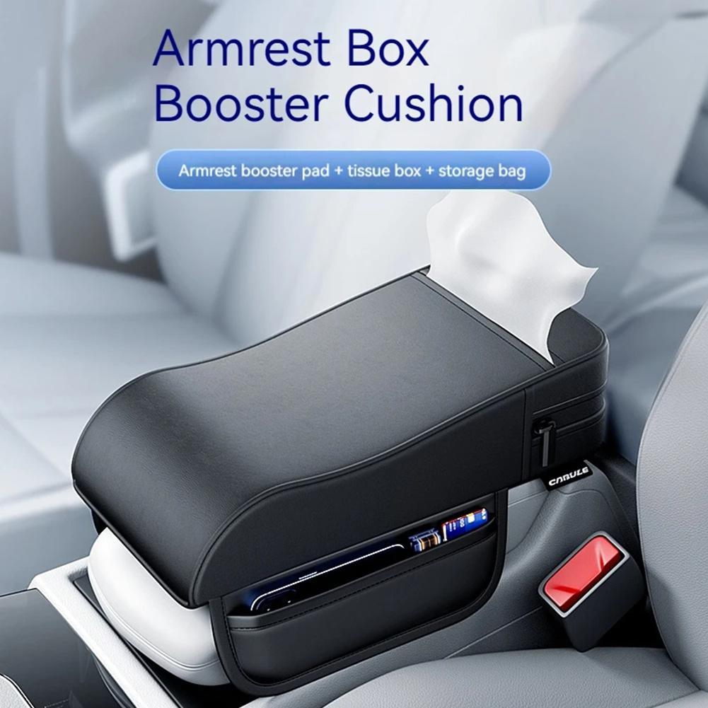Car Armrest Soft Cushion Central Armrest Cushion Memory Added Cushion Thickened Cushion Cotton Support Protective Elbow Sto L2N6