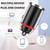 Adaptor pentru încărcător rapid auto mini 30w/66w Qc3.0 Pd Usb tip-c Încărcător rapid automat 2 porturi Rezistență la căldură pentru biroul de călătorie în familie