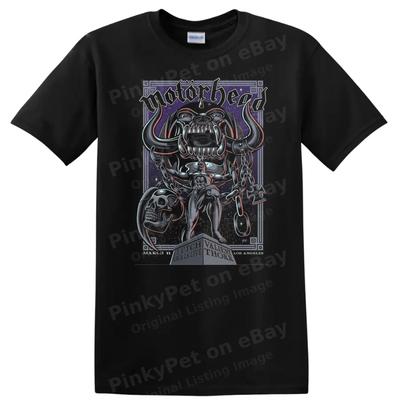 Motorhead Skeleton Graphic Vintage Heavy Metal T Shirt W/ Skull Tee