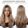 20 Inch Long Layered Cut Wigs for Women, Gorgeous Fluffy Wigs,  Synthetic Full Machine Wigs for Party, Daily Use, Synthetic Fiber Wig