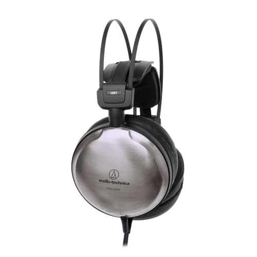 Audio-Technica ATH-A2000Z Wired Headphones, Closed-Back, Titanium Housing, High-Resolution Audio Compatible, 3m Cable, Silver